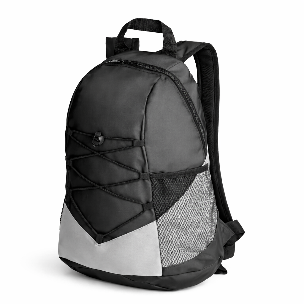 TURIM II Rucksack aus 600D recyceltes Polyester Schwarz