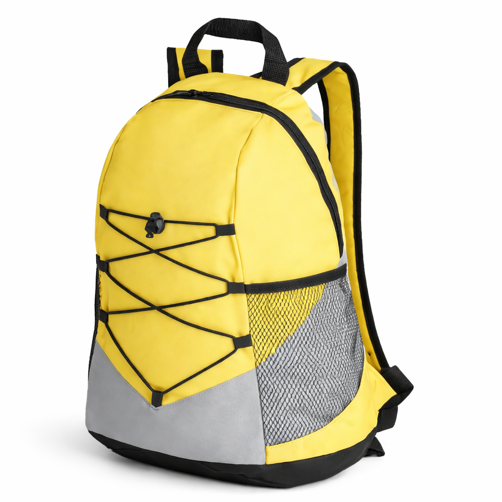 TURIM II Rucksack aus 600D recyceltes Polyester Gelb