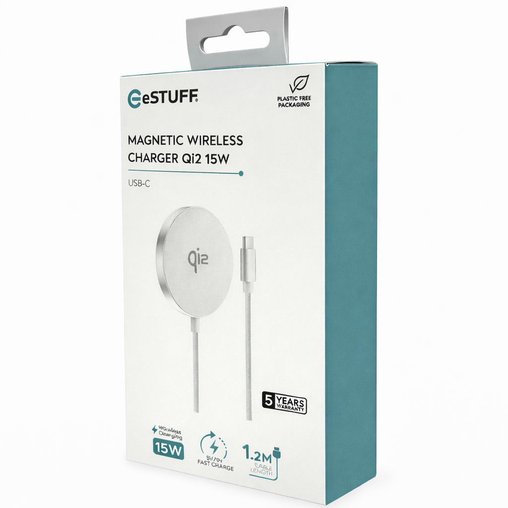 eSTUFF QI2 15W Magnetic Wireless Charger