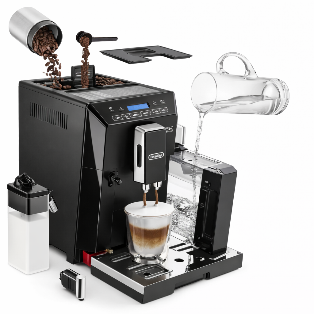 កាហ្វេ De'Longhi Eletta Cappuccino